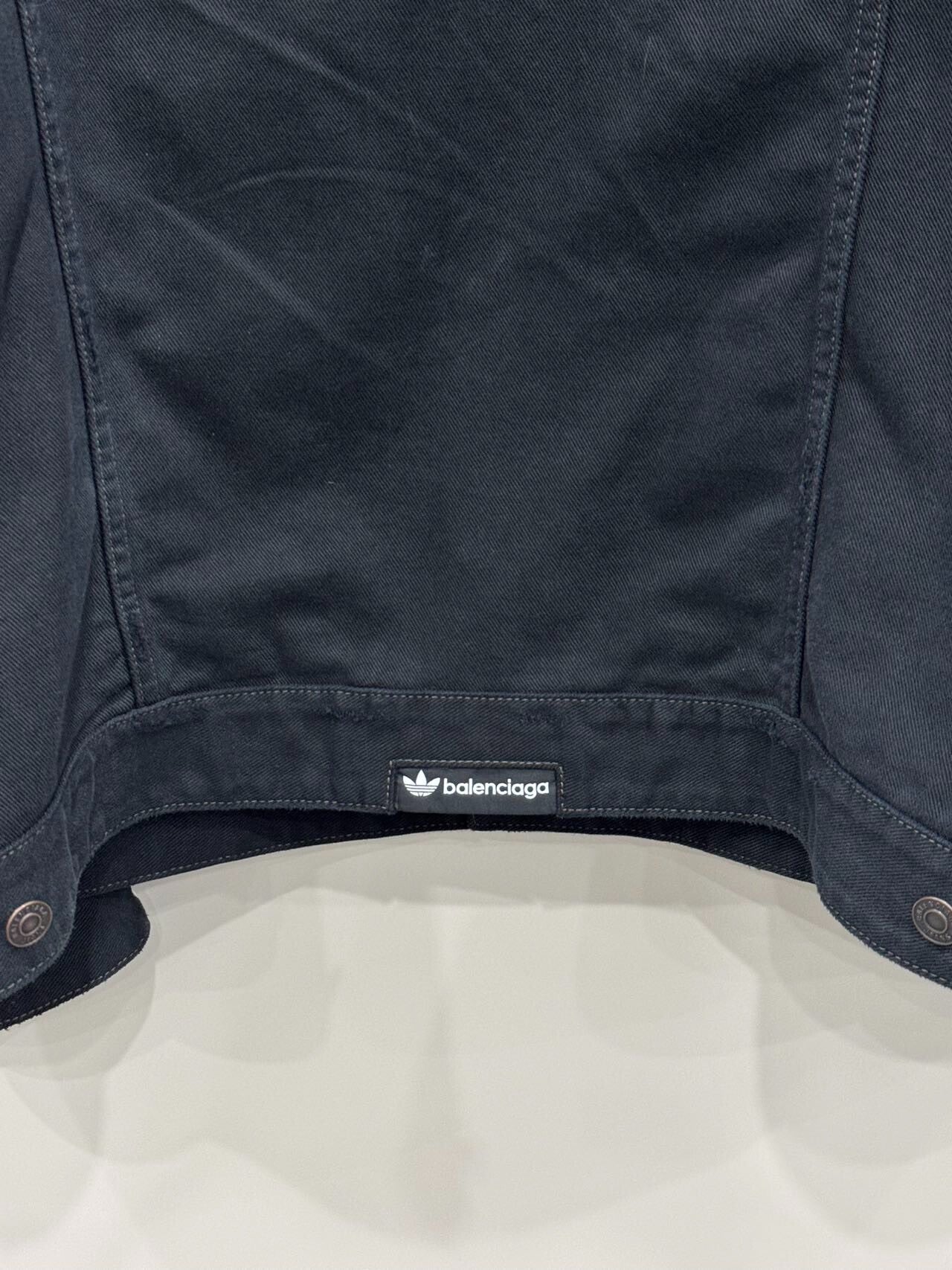 balenciaga adidas denim jacket size 2