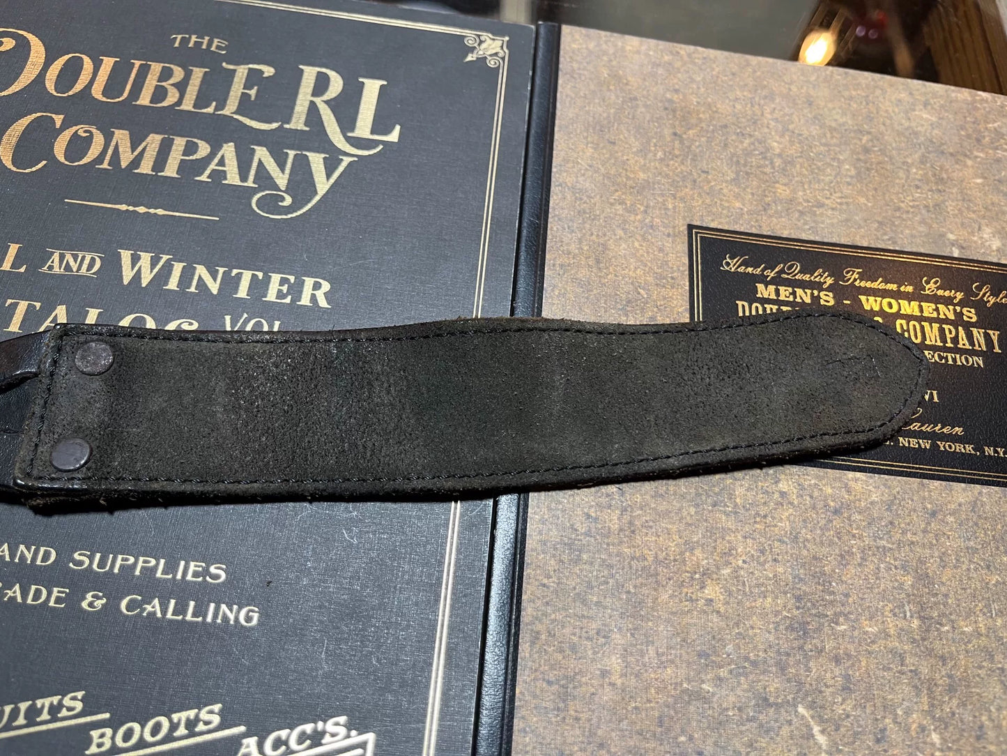 rrl woven leather belt by ralph lauren