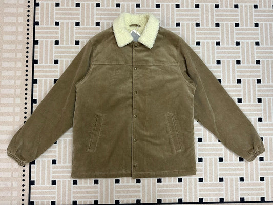 BEAMS Corduroy Boa Coach Jacket