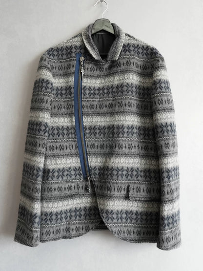 Yohji Yamamoto 14AW Zip Motorcycle Jacket