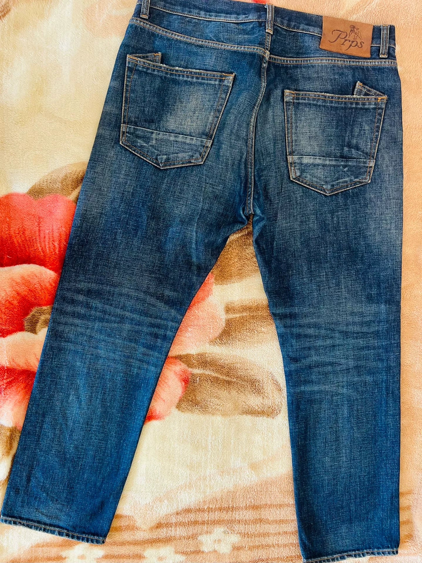 PRPS Blue W34 Straight Jeans