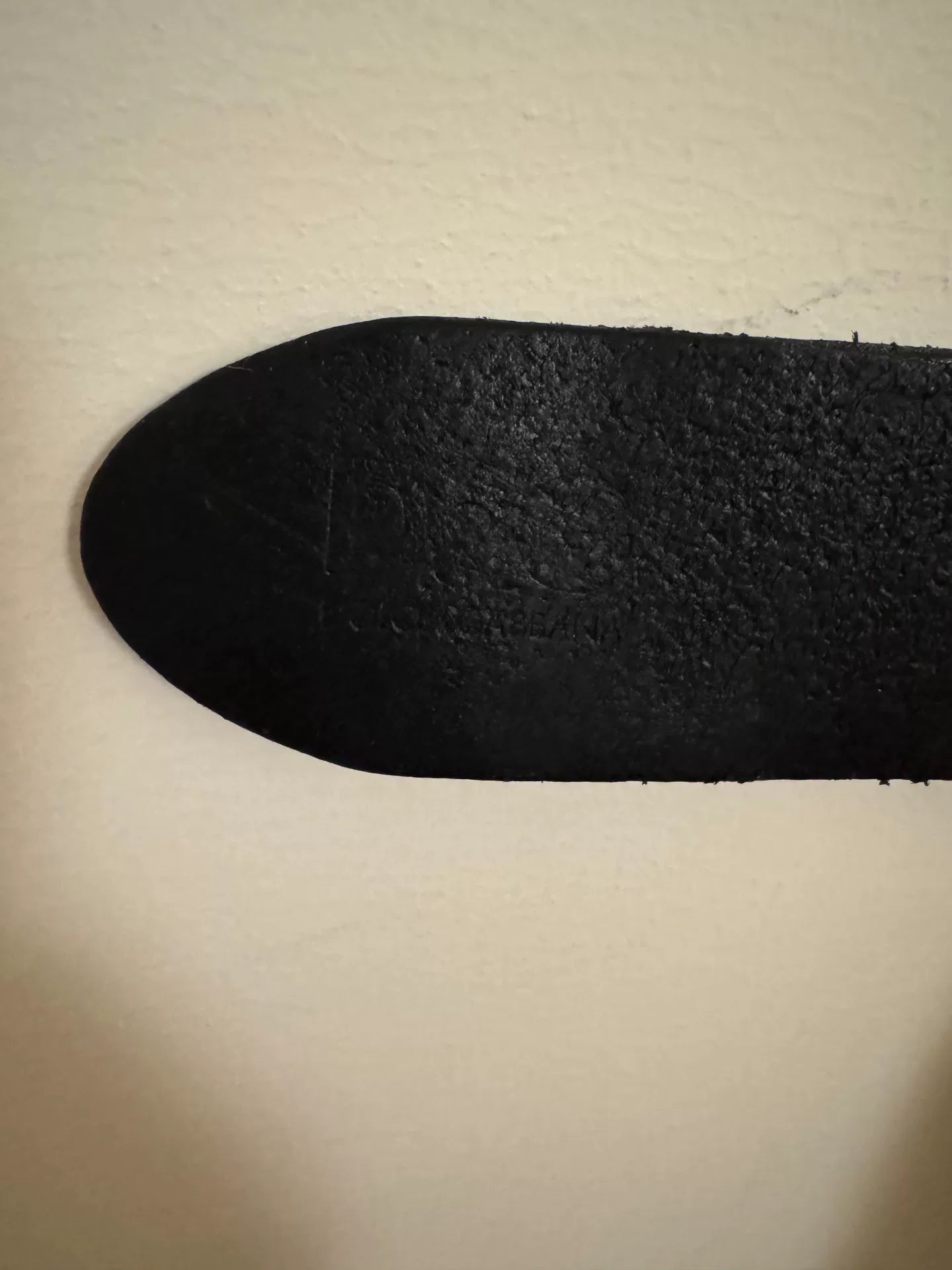 D&G Dolce&Gabbana Black Leather Belt