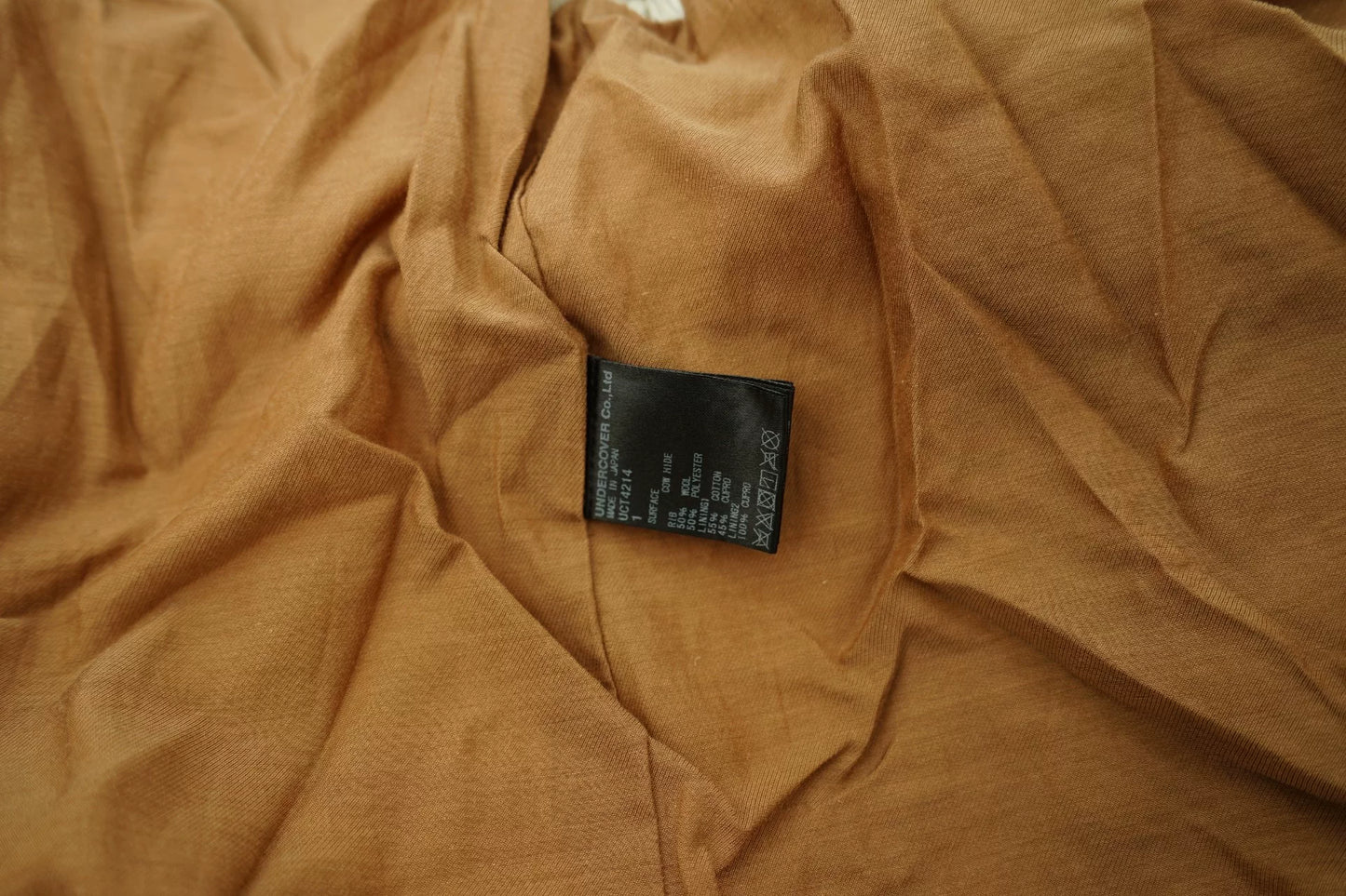 Undercover Cowhide Suede MA-1 Leather Jacket