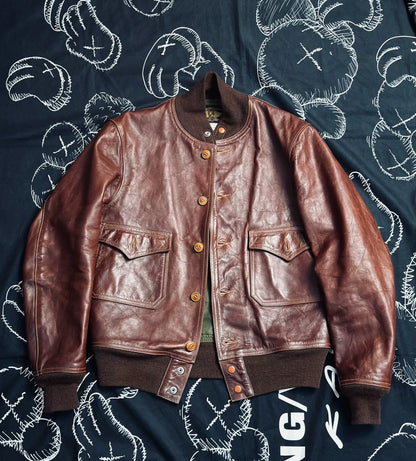 FREEWHEELERS 37J1 Leather Jacket