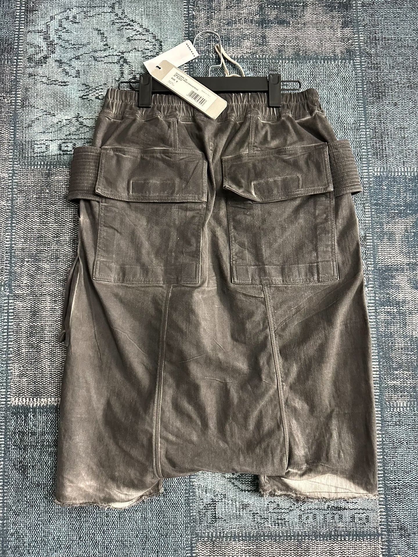 Rick Owens Drkshdw 25SS Waxed Denim Shorts