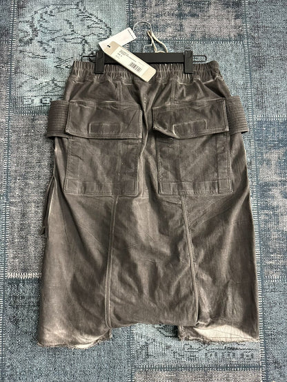 Rick Owens Drkshdw 25SS Waxed Denim Shorts