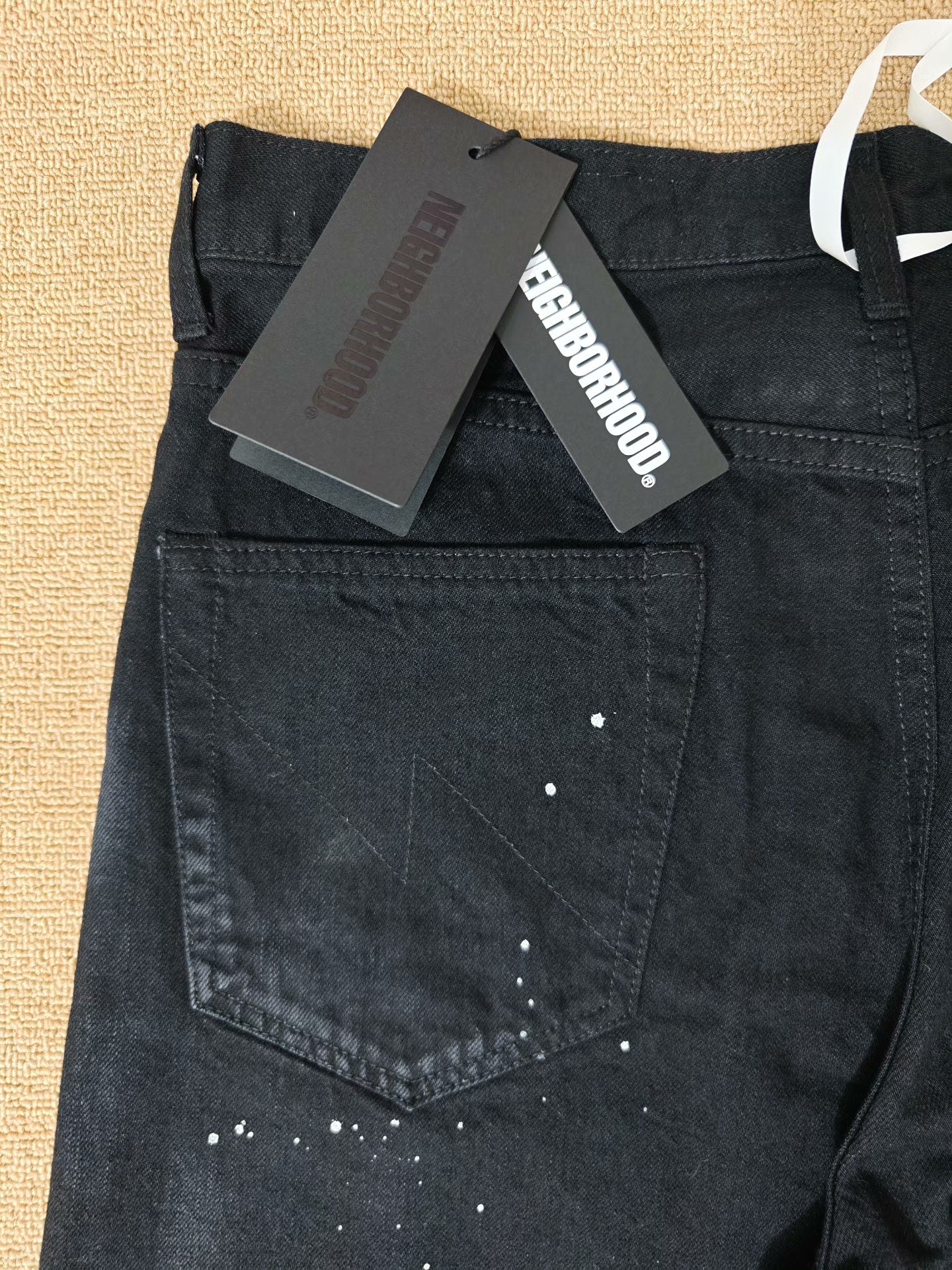 NEIGHBORHOOD BW WASHED BASIC PANTS
