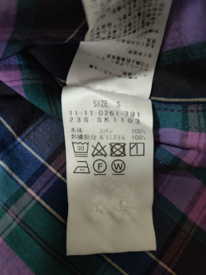 BEAMS JAPAN SSZ Madras Long Sleeve Shirt