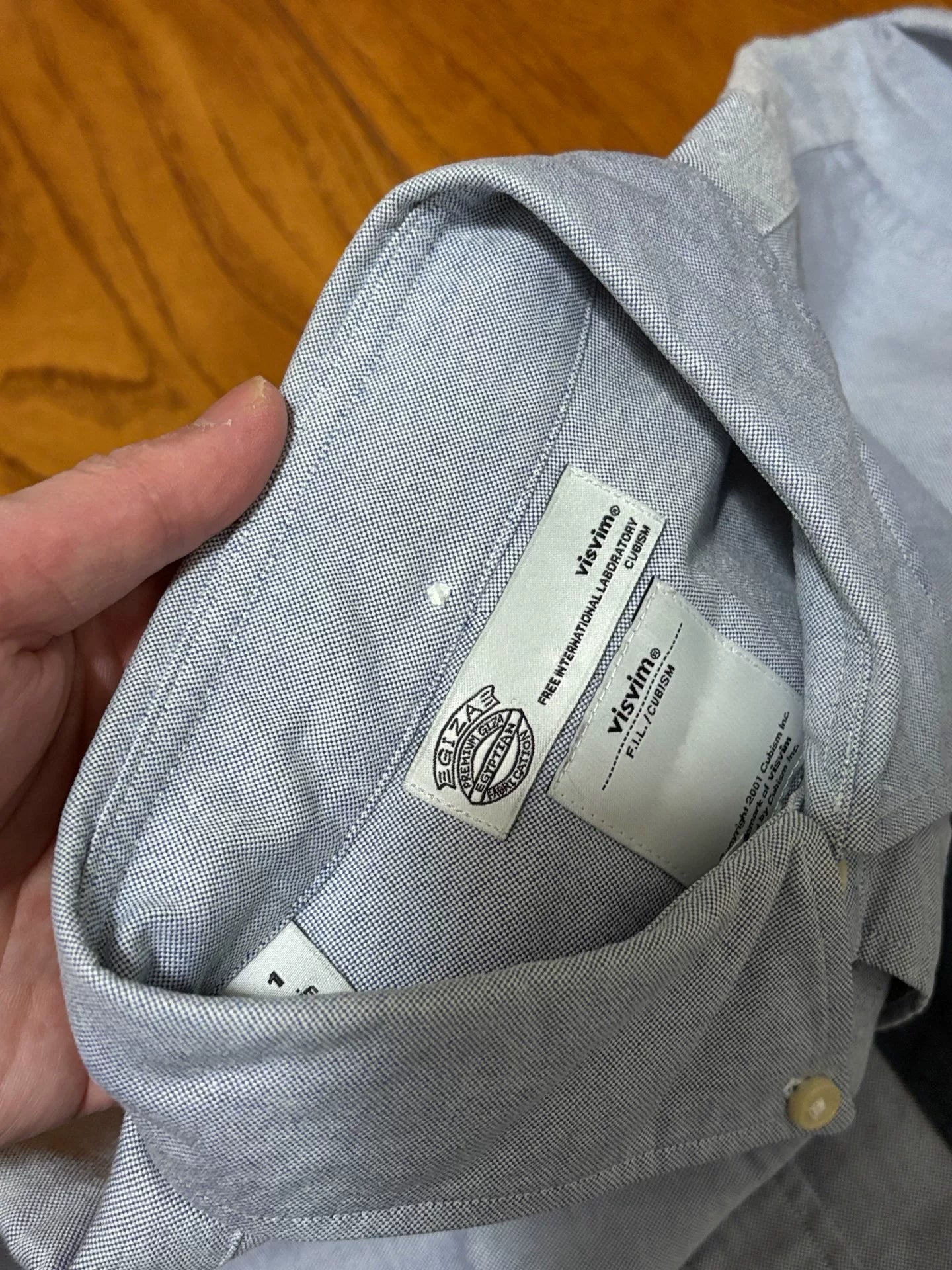 VISVIM 15AW Pocket Embroidery Long-Sleeve Shirt