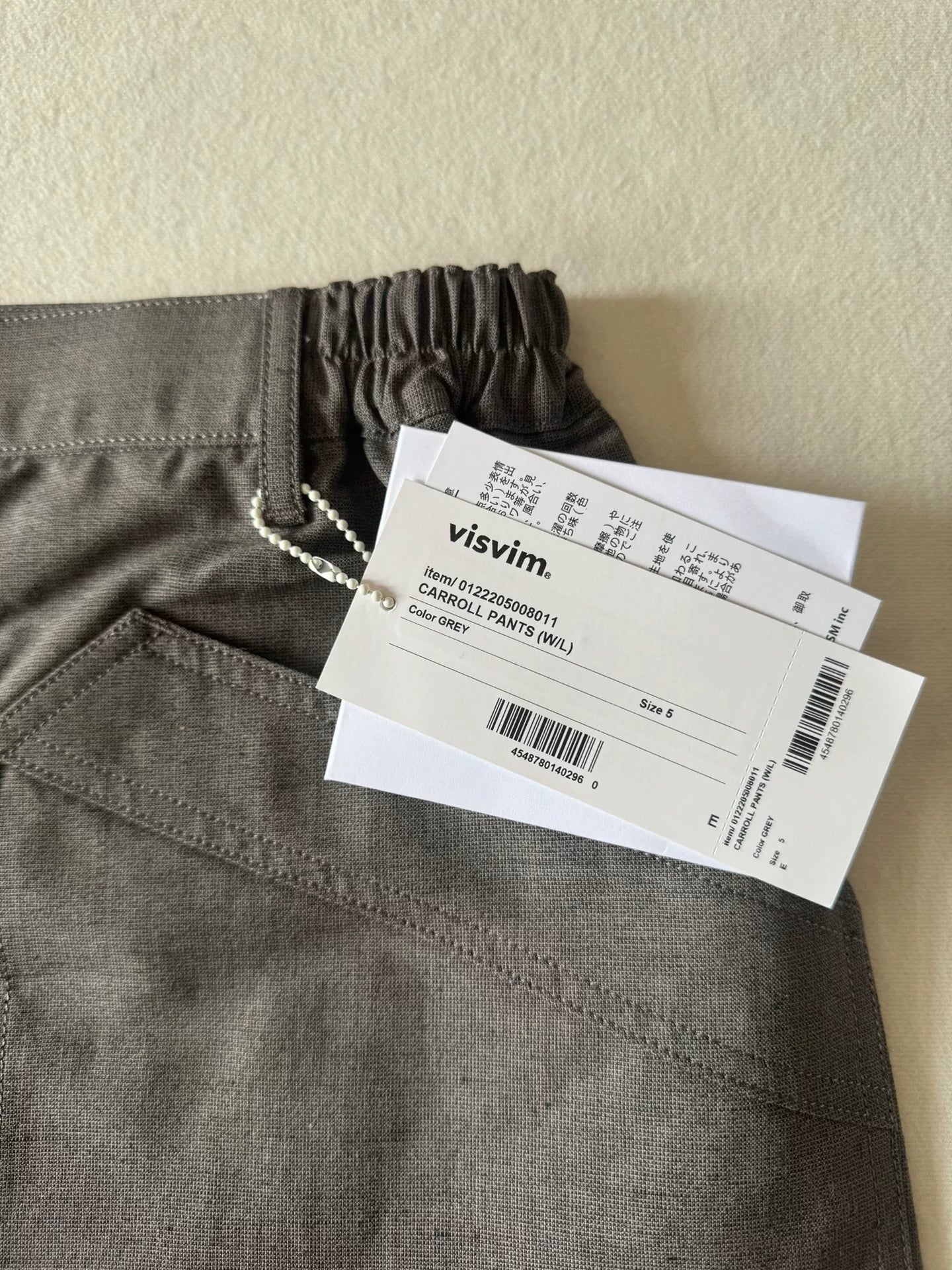 VISVIM 22AW Carroll Wool Cotton Pants