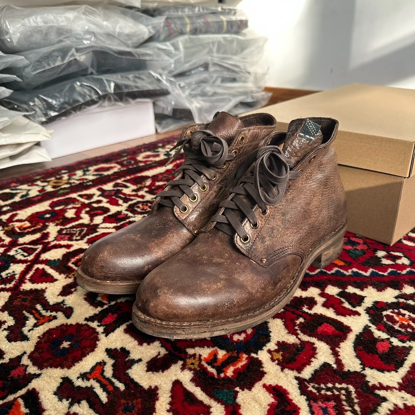 visvim brigadier boots size m10.5