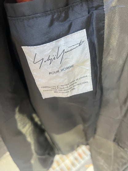 Yohji Yamamoto Pour Homme Runway Leather Jacket