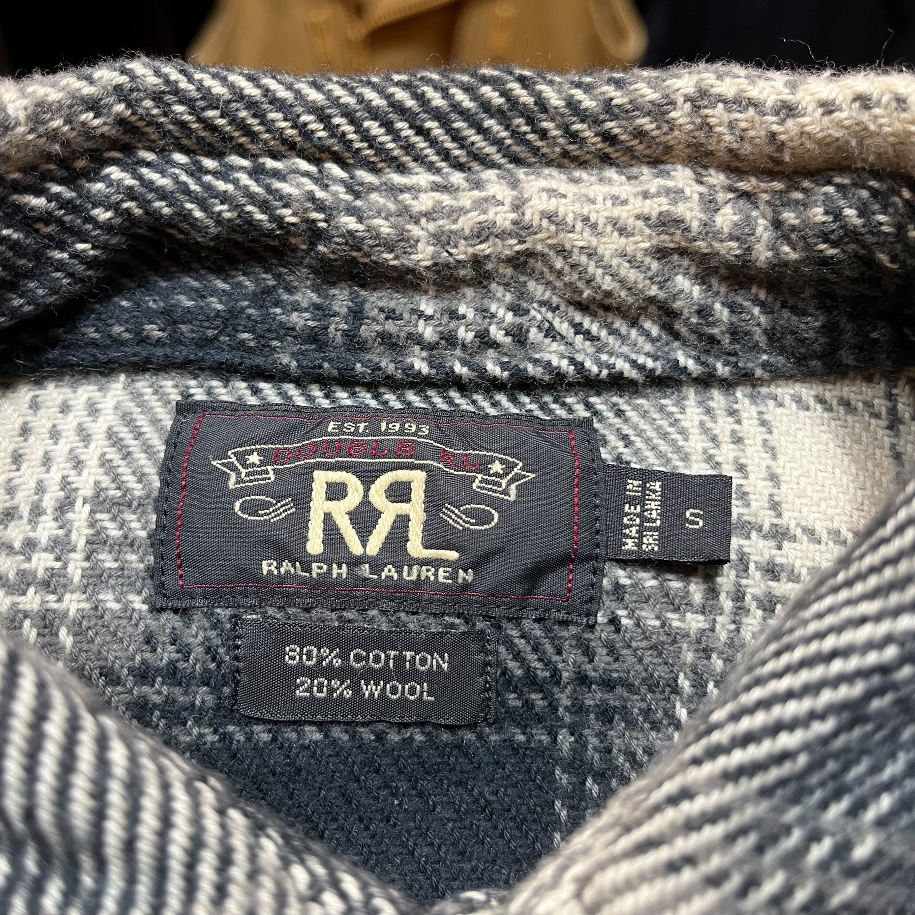 RRL Double RL Wool Plaid Shirt