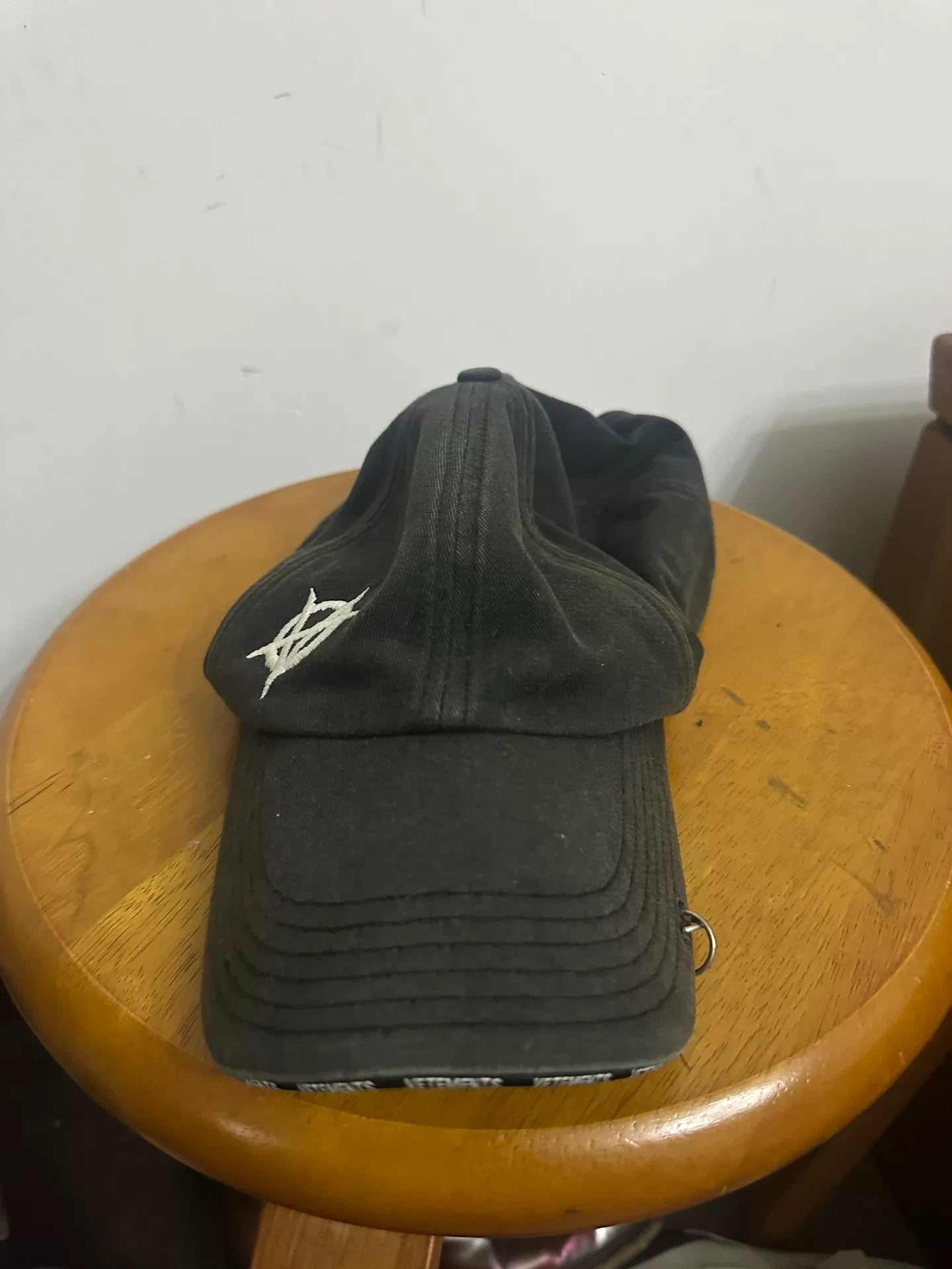 vetements studded anti-war baseball cap