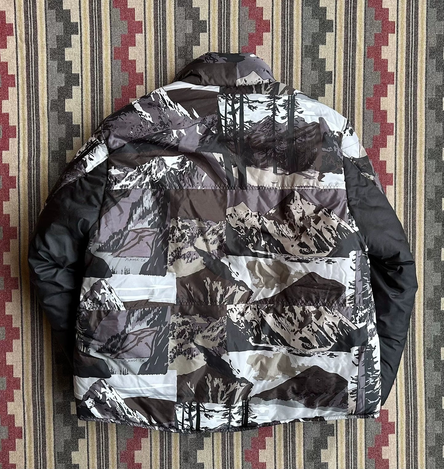 noma t.d. landscape stuffed jacket black gray