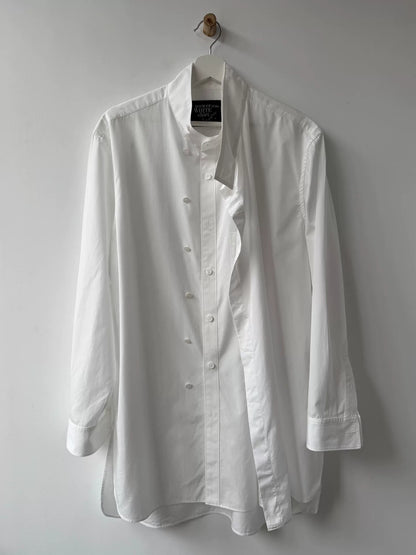 Yohji Yamamoto White Deconstructed Shirt