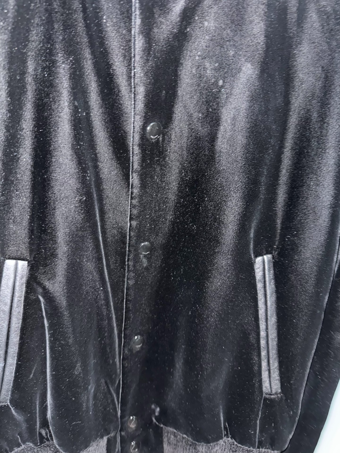 Saint Laurent Skull Heart Velvet Leather Jacket