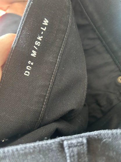 Saint Laurent Black Denim Skinny Pants