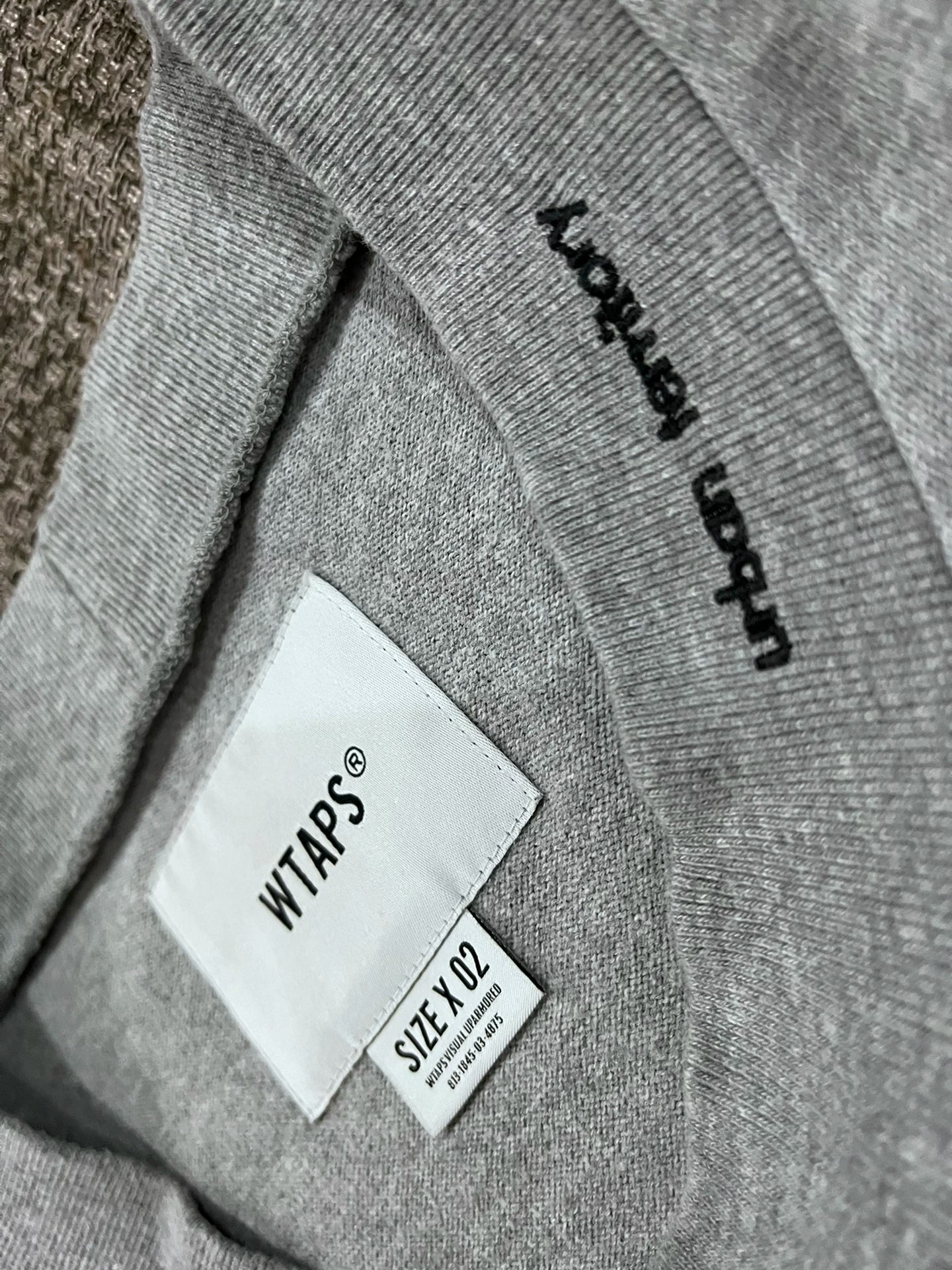 WTAPS 20AW Ruffled Mock Neck Longsleeve Tee