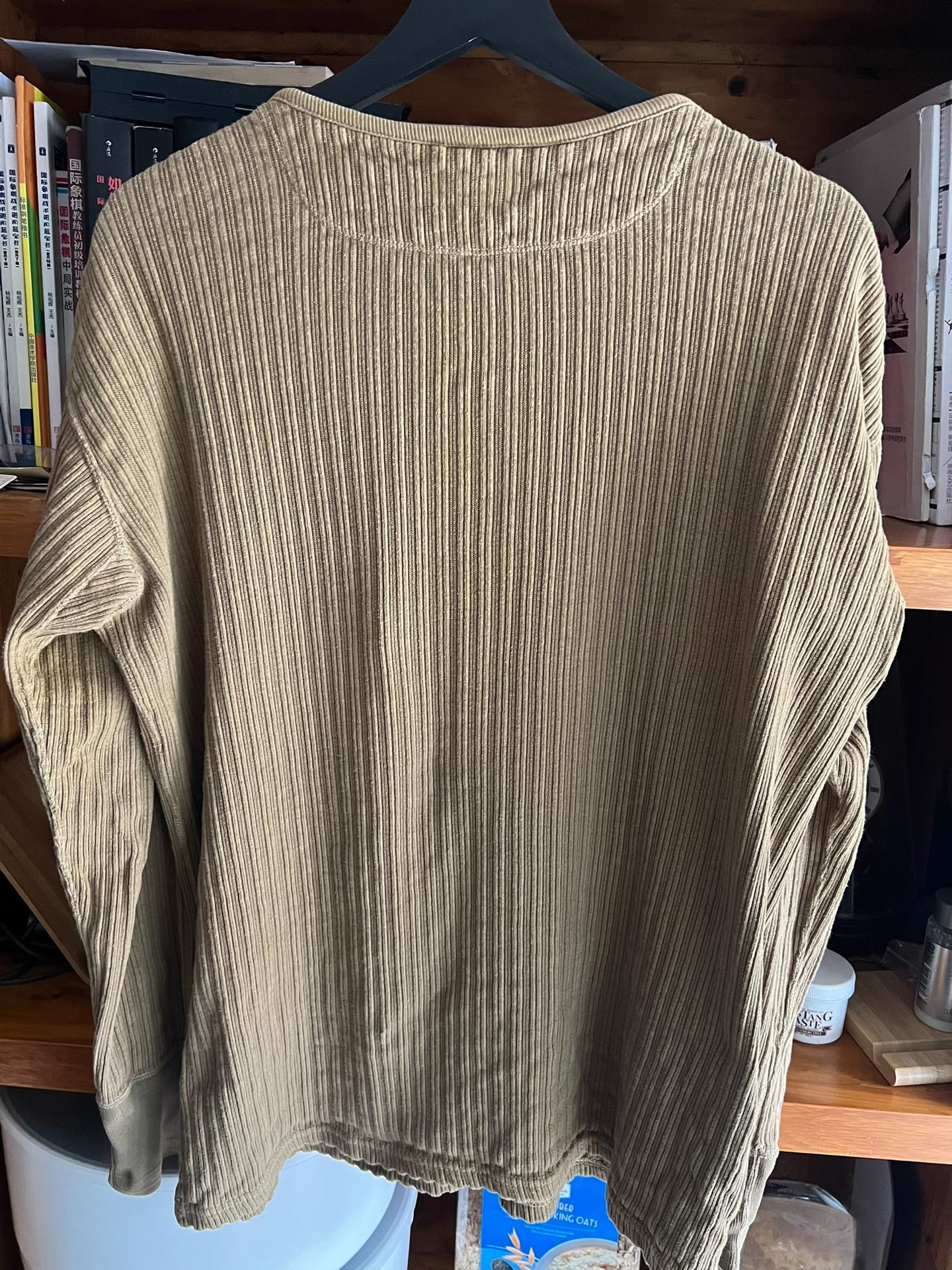 The Real McCoy Vintage Henley Long-Sleeve T