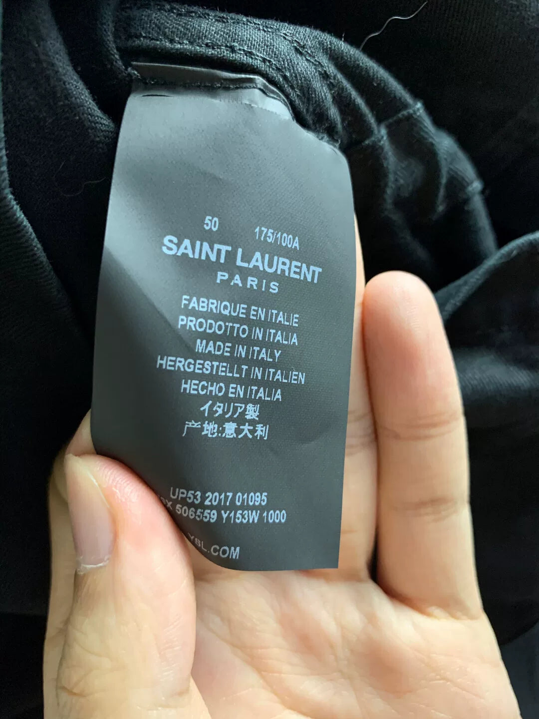 Saint Laurent Black 'Waiting for Sunset' Jacket