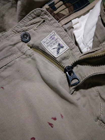Ralph Lauren Vintage Distressed Hunting Fishing Shorts