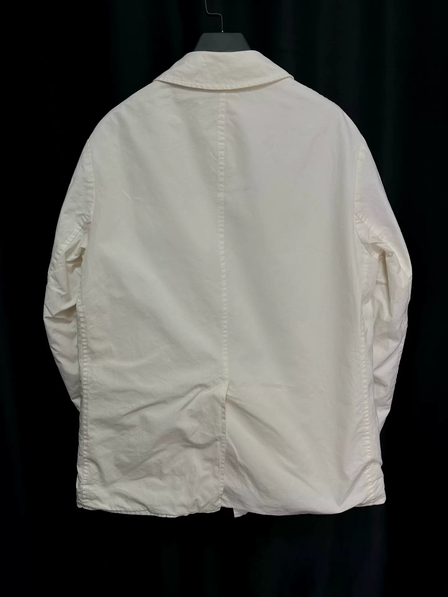 paul harnden classic mac coat in ivory