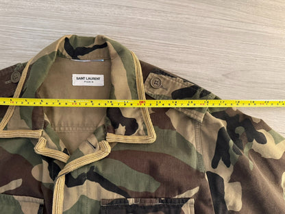 Saint Laurent Hedi Slimane Camouflage Jacket