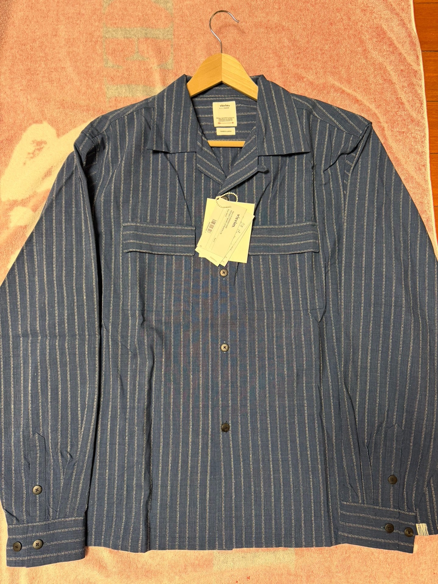 VISVIM 25AW KEESEY STRIPES SHIRT