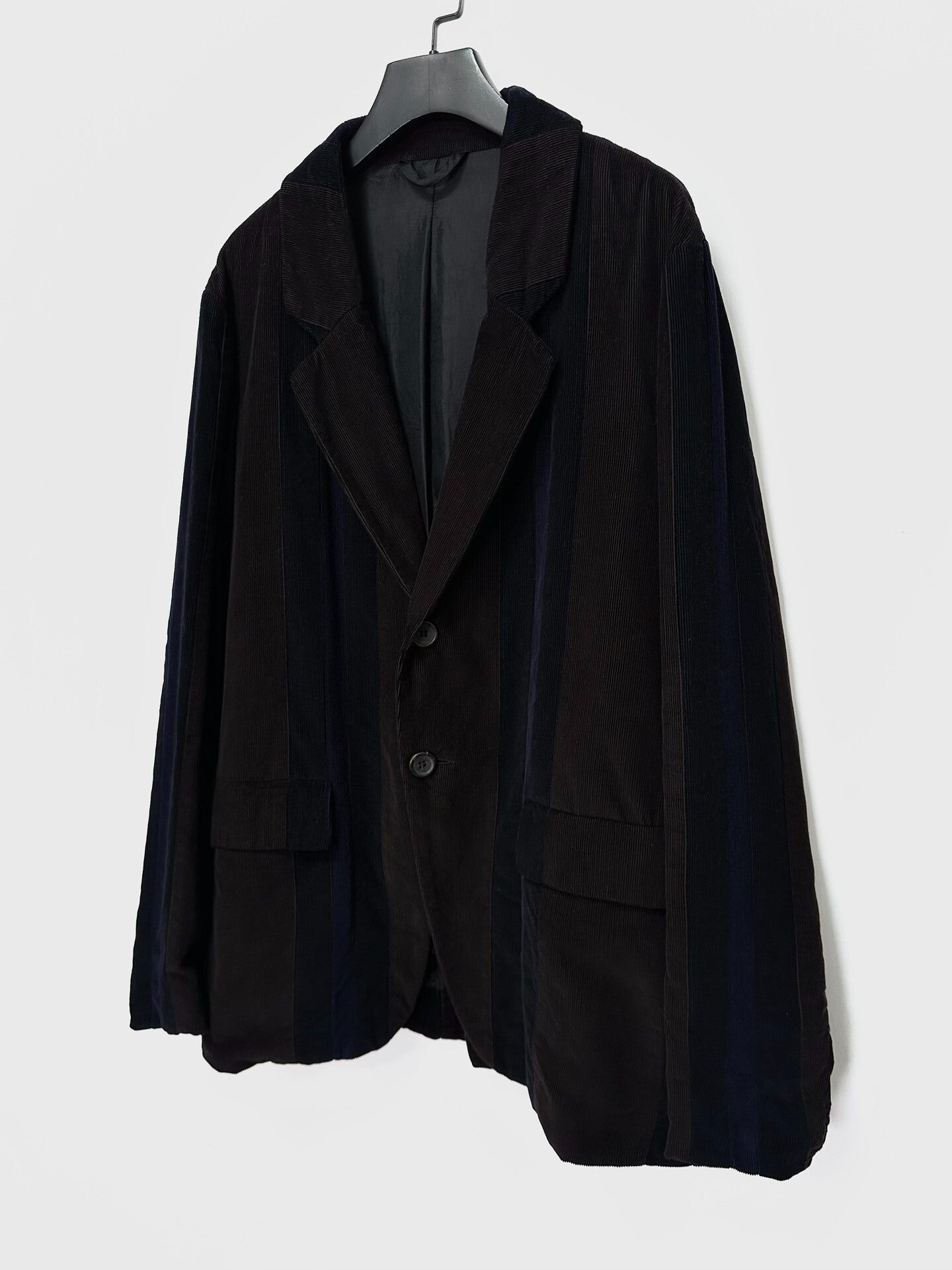 casey casey color-block corduroy blazer coat