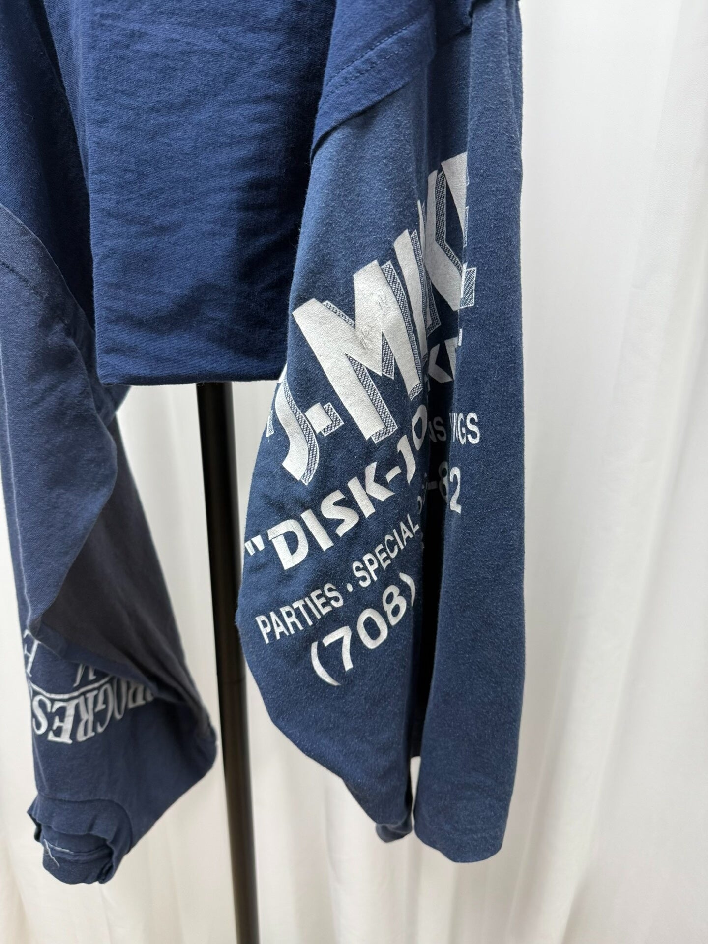 undercover vintage tee remake with scarf design