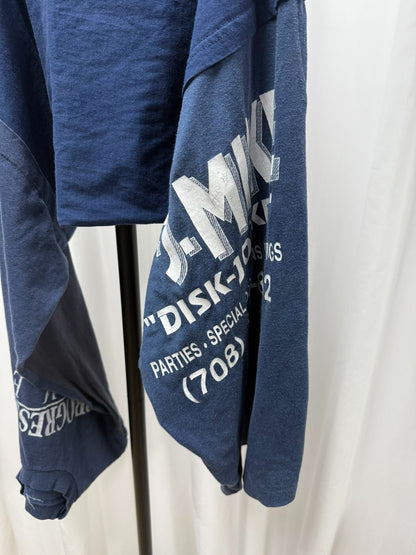 undercover vintage tee remake with scarf design