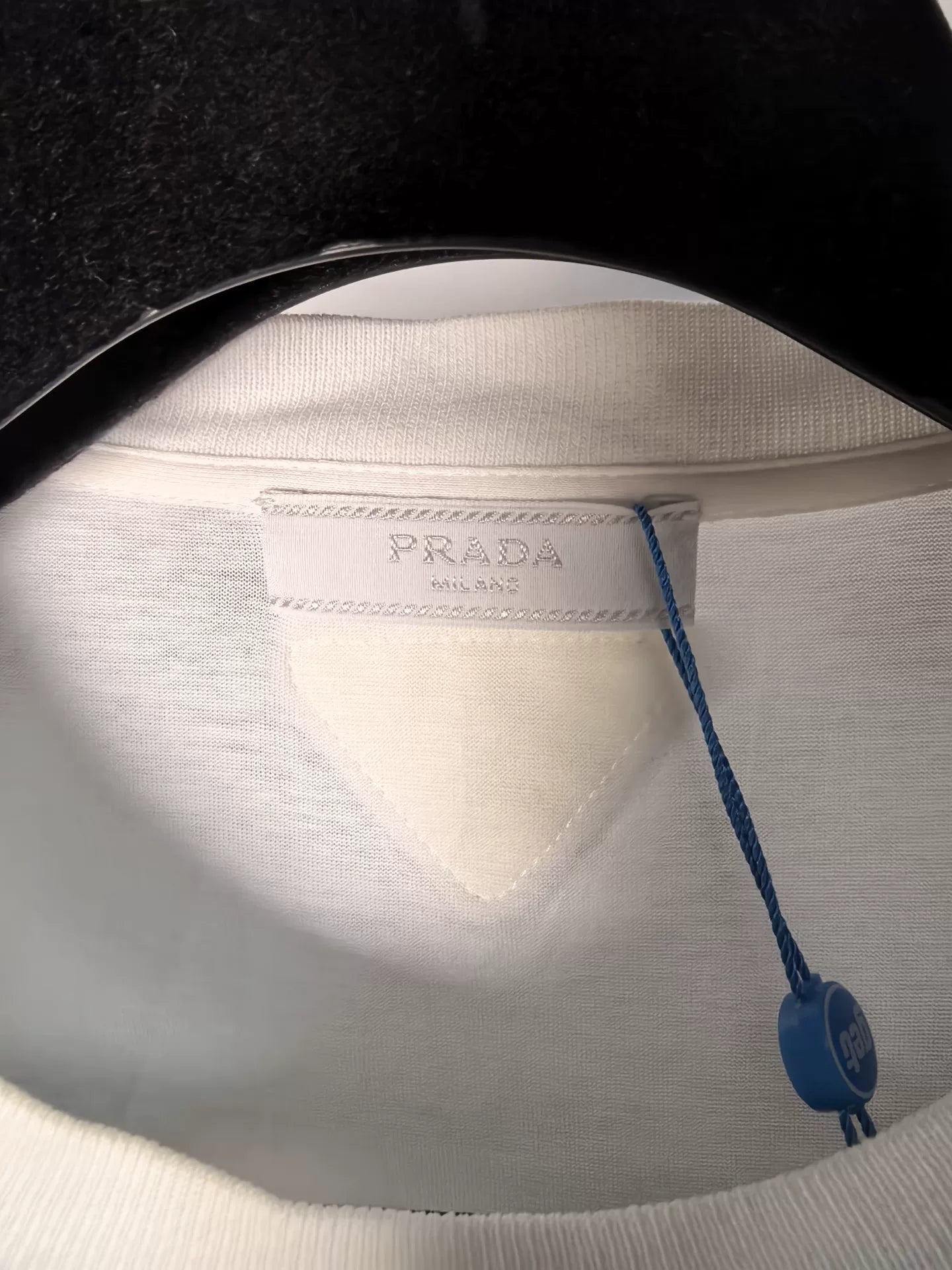 Authentic Prada Short Sleeve Triangle Logo Shirt