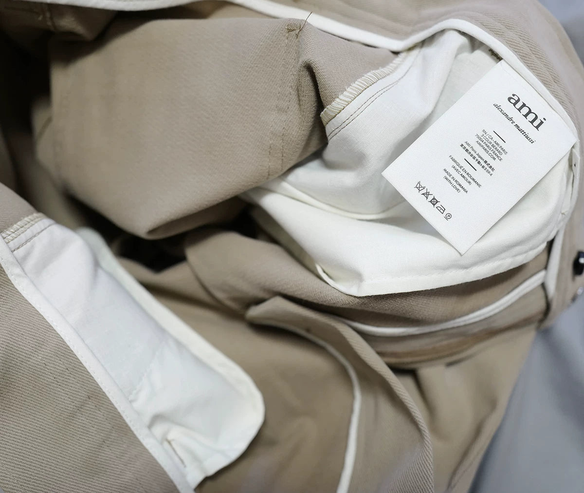 ami paris cargo taper pants for stylish comfort