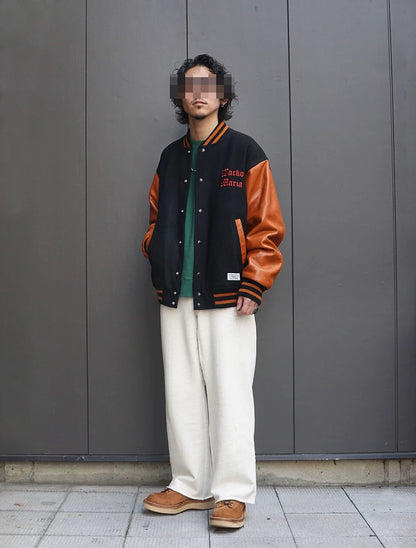 wacko maria varsity jacket - type-3