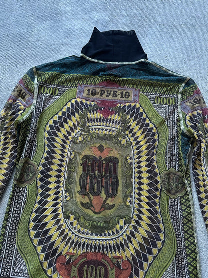 Jean Paul Gaultier Archive Mesh Long-Sleeve Top