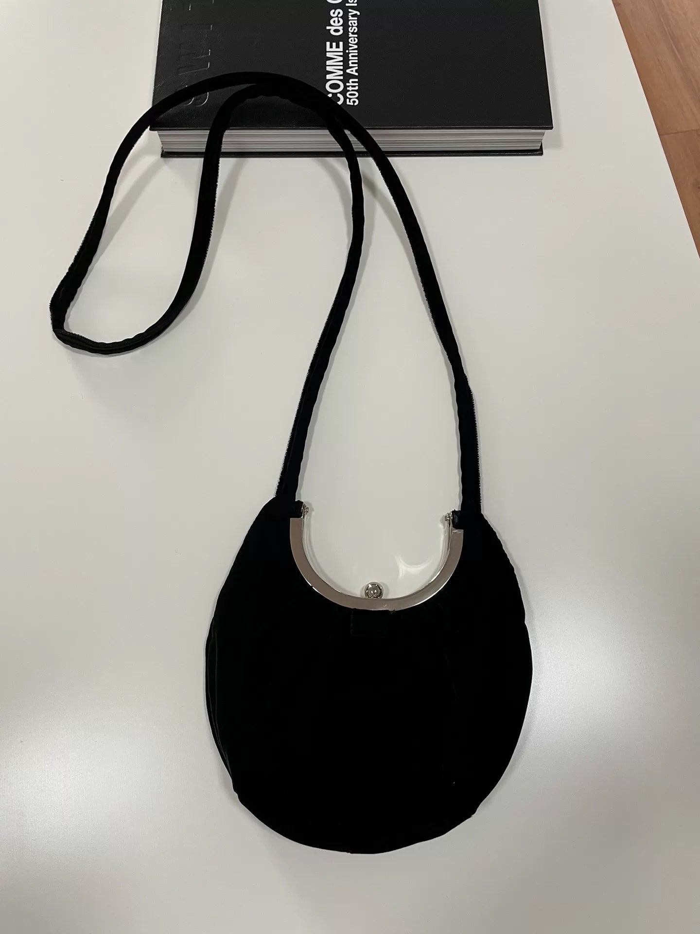 Yohji Yamamoto Noir Velvet Crossbody Bag