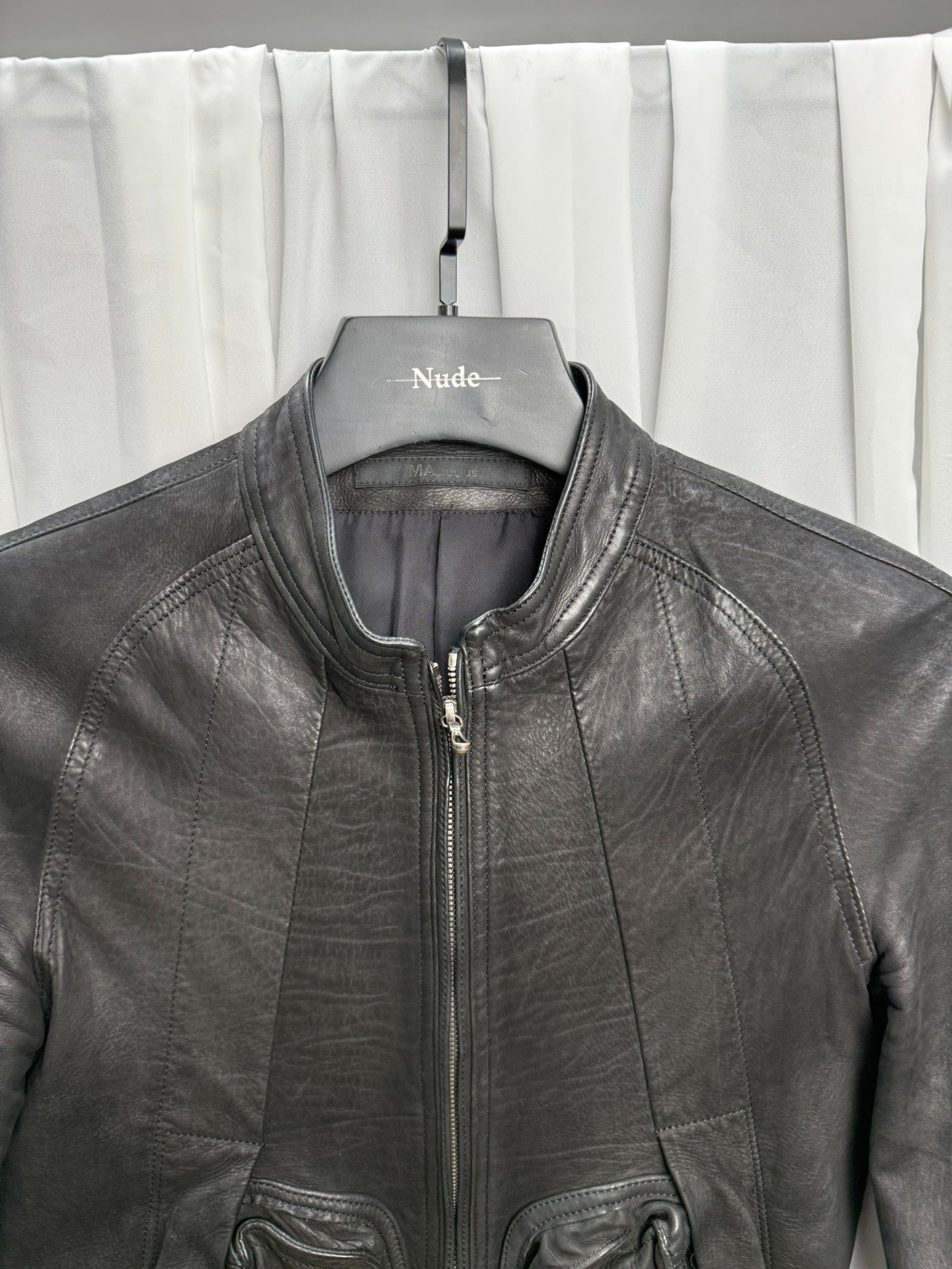 Julius 7 3D Pocket Leather Jacket