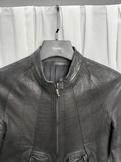 Julius 7 3D Pocket Leather Jacket