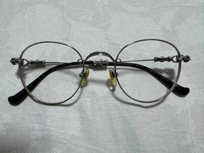 Chrome Hearts Bubba-A Round Frame Eyeglasses