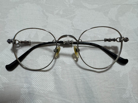 Chrome Hearts Bubba-A Round Frame Eyeglasses
