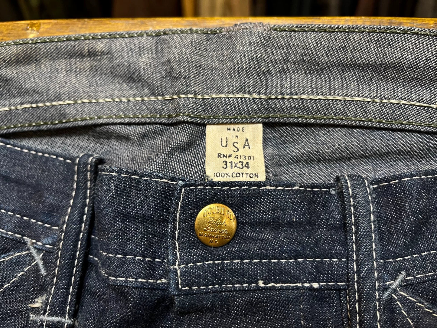 RRL Denim Work Pants by Ralph Lauren