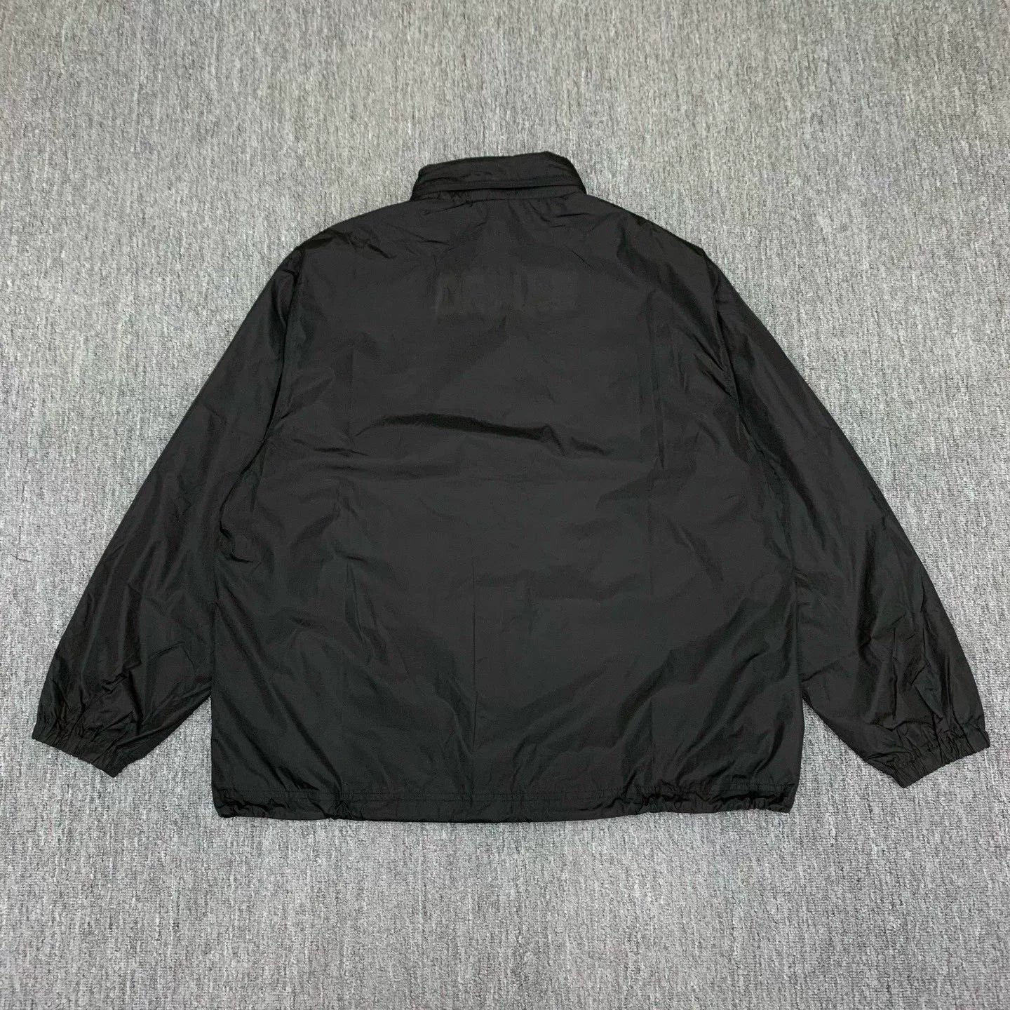 balenciaga black nylon windbreaker jacket small
