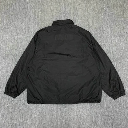 balenciaga black nylon windbreaker jacket small