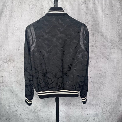 Saint Laurent Paris Camouflage Baseball Jacket