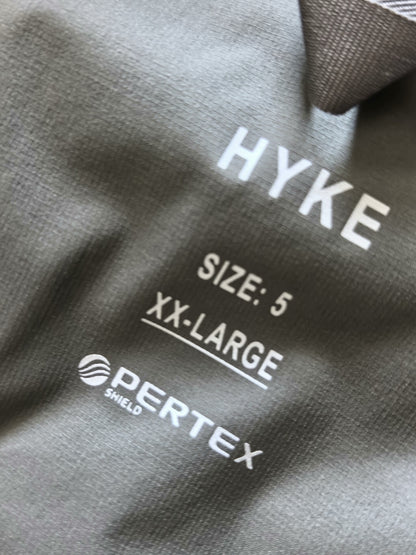 hyke pertex puff parka size 5 rare