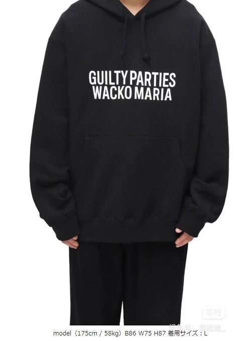 WACKO MARIA HEAVY WEIGHT PULLOVER HOODED SWEAT SHIRT