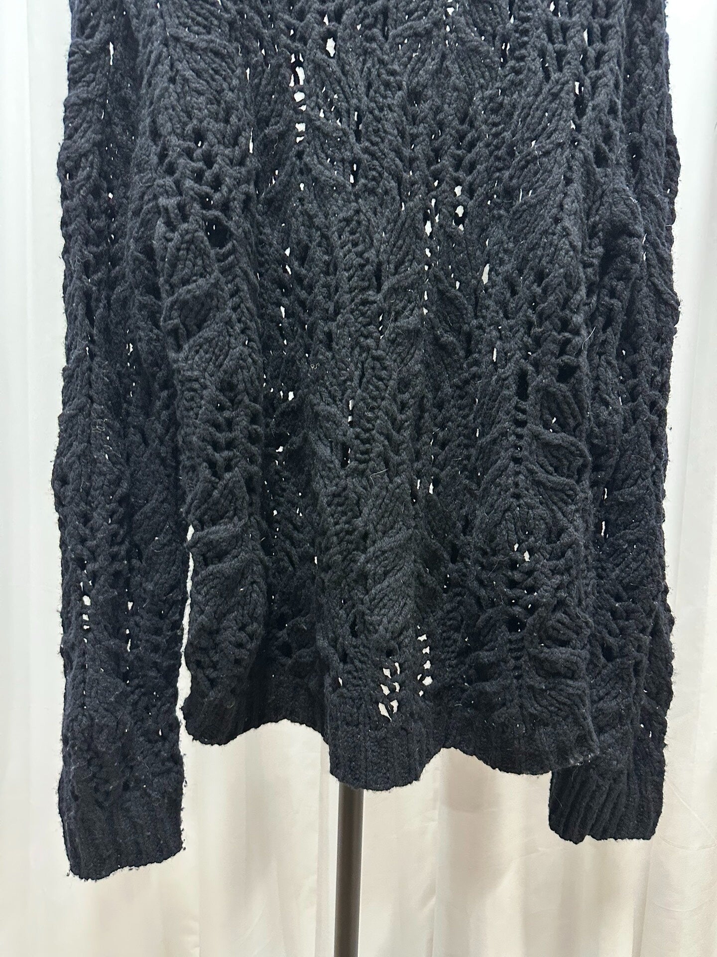 Dries Van Noten Oversized Openwork Wool Sweater