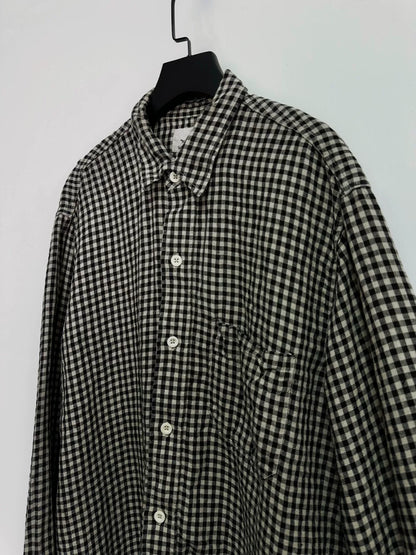 kaval antique embroidered linen shirt