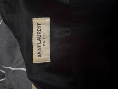 Saint Laurent Black Silk Shirt Size 37